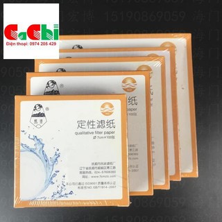 Giấy lọc dung dịch phi 11cm - Hộp 100 tờ