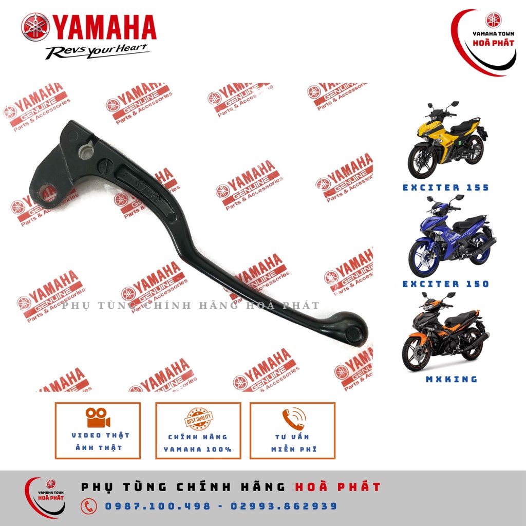Tay côn zin Yamaha xe ex 135, exciter 150, 155, mxking chính hãng Yamaha [ Hình thật, video thật]
