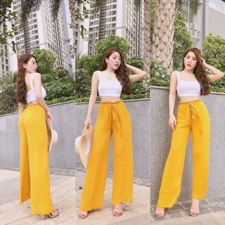 Quần ống rộng hot trend (có hình thật) - form dáng chuẩn thích hợp mặc dạo phố, đi biển