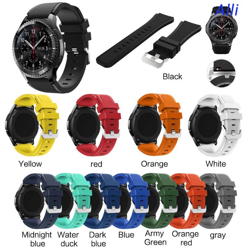 Dây đeo silicon mềm cho đồng hồ Samsung Galaxy Watch 46MM/Samsung Gear S3/Samsung Gear2 R380/Samsung Gear2 Neo R381/Samsung Live R382