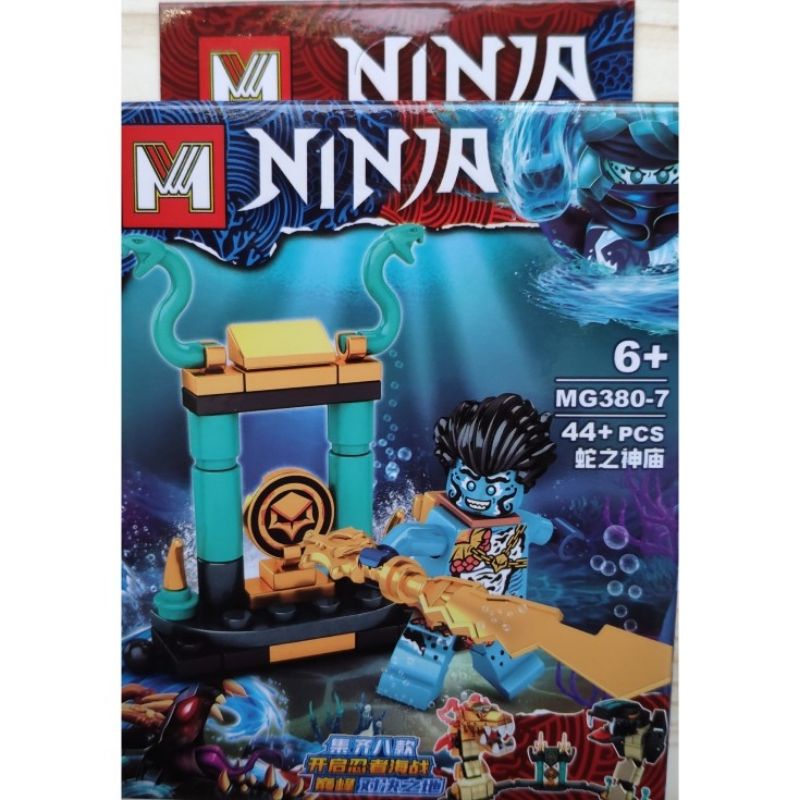 Xếp hình thông minh nonlego ninja chiến dưới đại dương mini