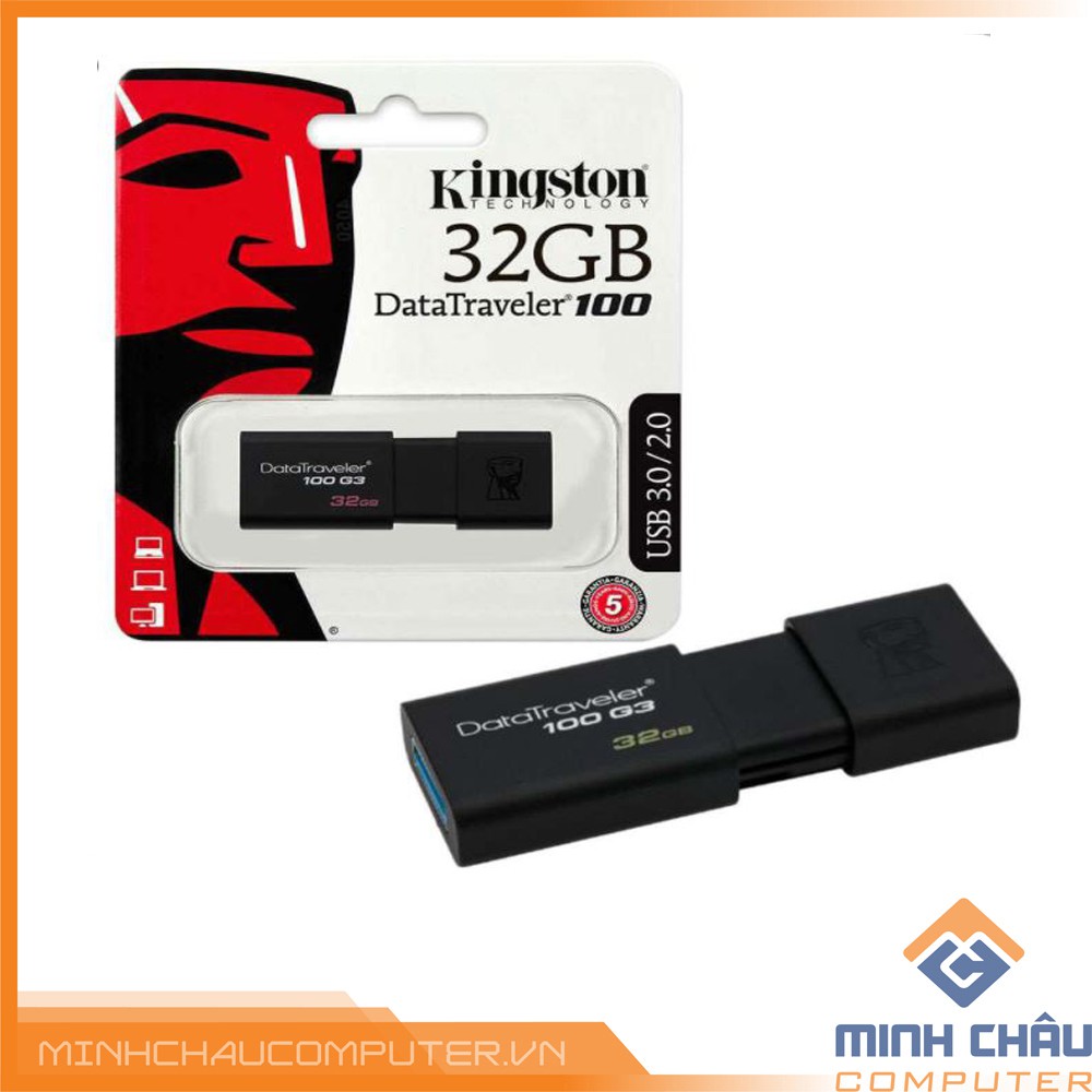 USB Kingston DT100G3 32GB 3.0-Bảo hành 60 T