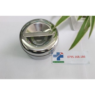 HỘP ĐỰNG BÔNG CỒN Y TẾ INOX