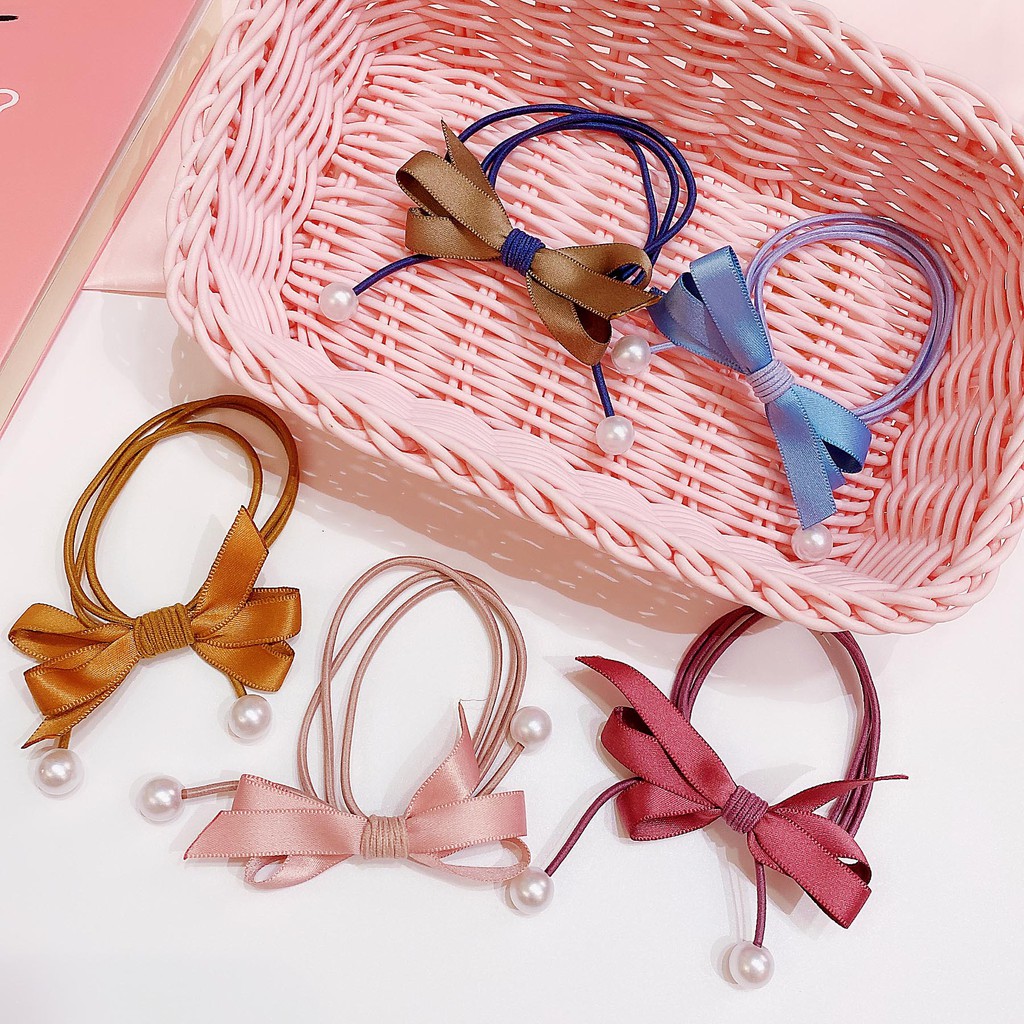 CỘT TÓC NƠ NGỌC NHIỀU MÀU - MELY 1172