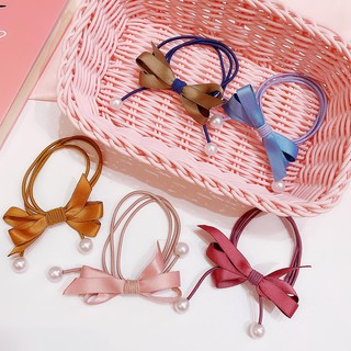 Cột tóc nơ ngọc nhiều màu - mely 1172