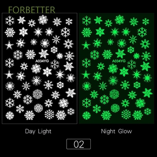 Bộ Hình Dán Dạ Quang Trang Trí Móng Tay