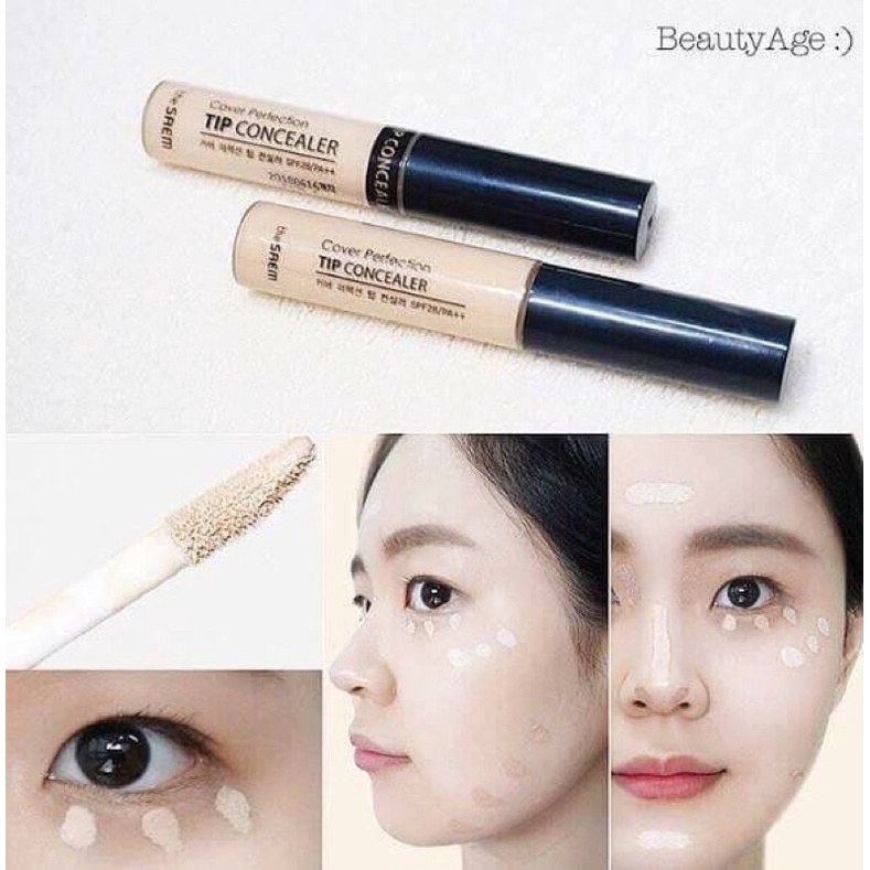 [Auth 100%] Kem che Khuyết điểm The Saem Cover Perfrect Tip Concealer