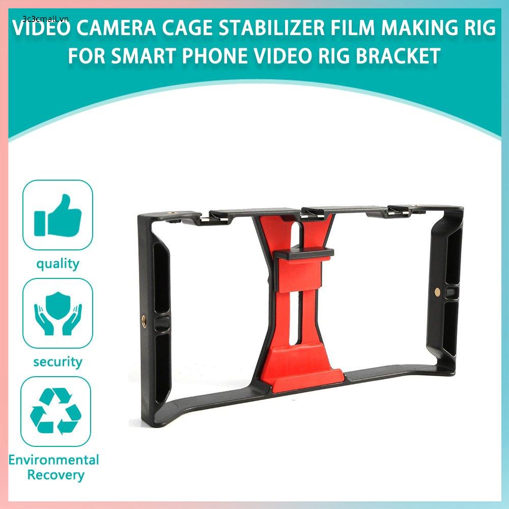 ⚡chất lượng cao⚡Video Camera Cage Stabilizer Film Making Rig For Smart Phone Video Rig Bracket | BigBuy360 - bigbuy360.vn