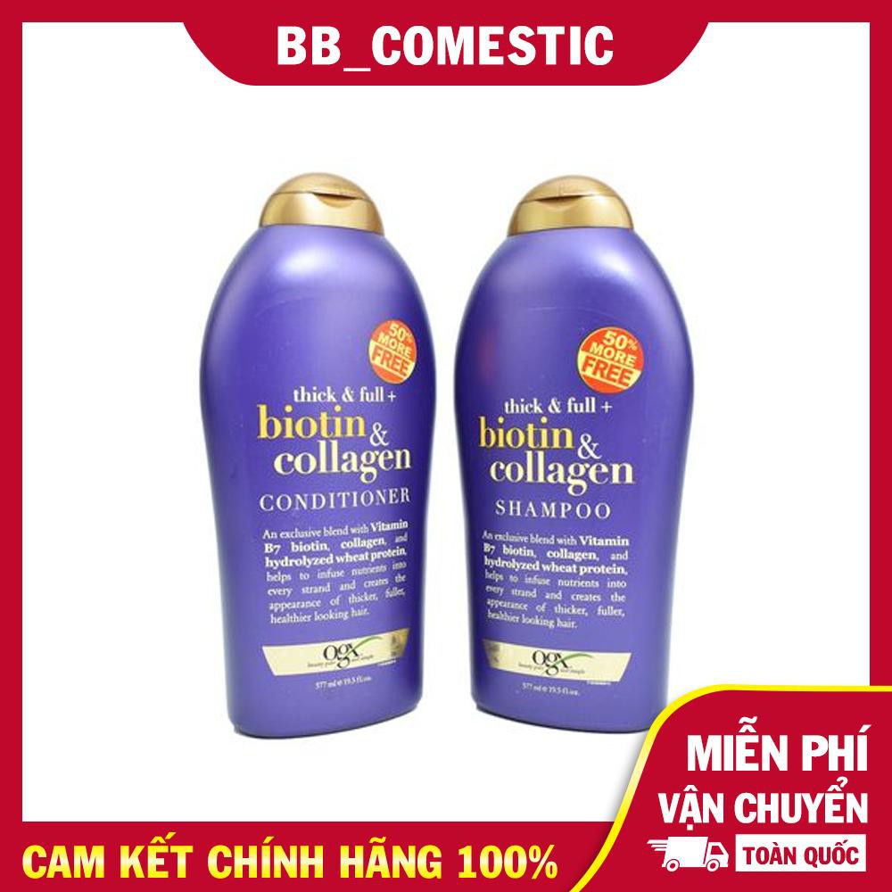 Dầu Gội - Dầu Xả Mọc Tóc Biotin 577ml