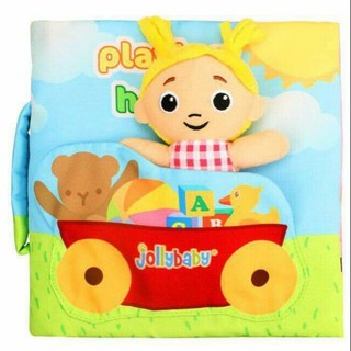Sách vải tương tác kèm búp bê Playing house
