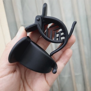 Kẹp tóc 2 răng nhám màu đen