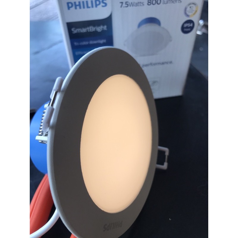 Đèn Led âm trần ba chế độ màu và điều chỉnh được ánh sáng - Dimmable DN029B |Philips chính hãng|
