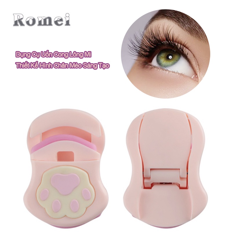 Dụng Cụ Uốn Lông Mi Mini Bằng Nhựa Hình Dấu Chân Mèo Dễ Thương Nhiều Màu Sắc, Dụng cụ bấm mi bằng nhựa hình bàn chân mèo mini nhiều màu tiện dụng, Dụng Cụ Uốn Cong Lông Mi Thiết Kế Hình Chân Mèo Sáng Tạo