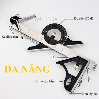 ❤️freeship❤️ thước đo góc đa năng - thước ke góc vuông - thước vuông