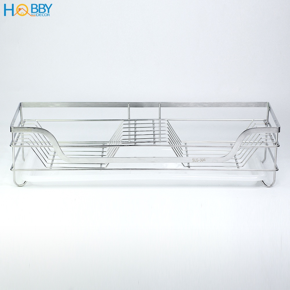 Kệ đựng đĩa dán tường nhà bếp Hobby Home Decor KD2 loại inox 304 kèm keo dán siêu dính và không rỉ sét