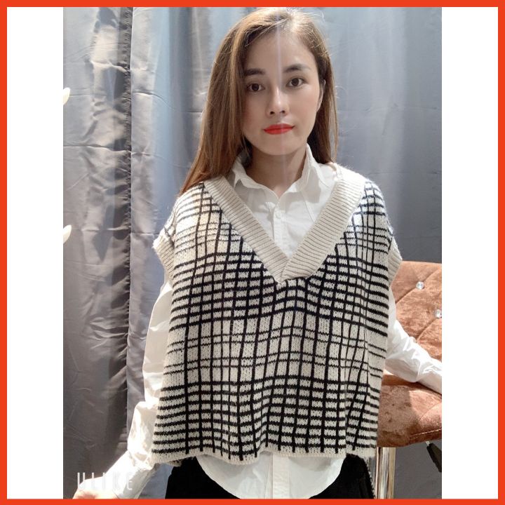 Áo Gile Len Hàn Siêu Đỉnh, Chất Len Mềm Mịn, Dày Dặn, Phong Cách Trẻ Trung, Năng Động. | BigBuy360 - bigbuy360.vn