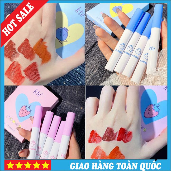 🐳Hàng Mới Về🐳 Set 5 Cây Son Kem Lì KTE Fluffy Matte Lip Glaze