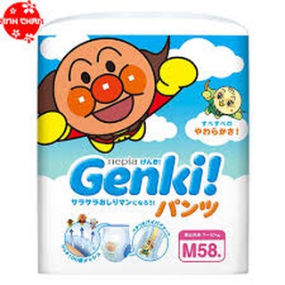 Bỉm quần genki m58/l44/xl38/xxl26