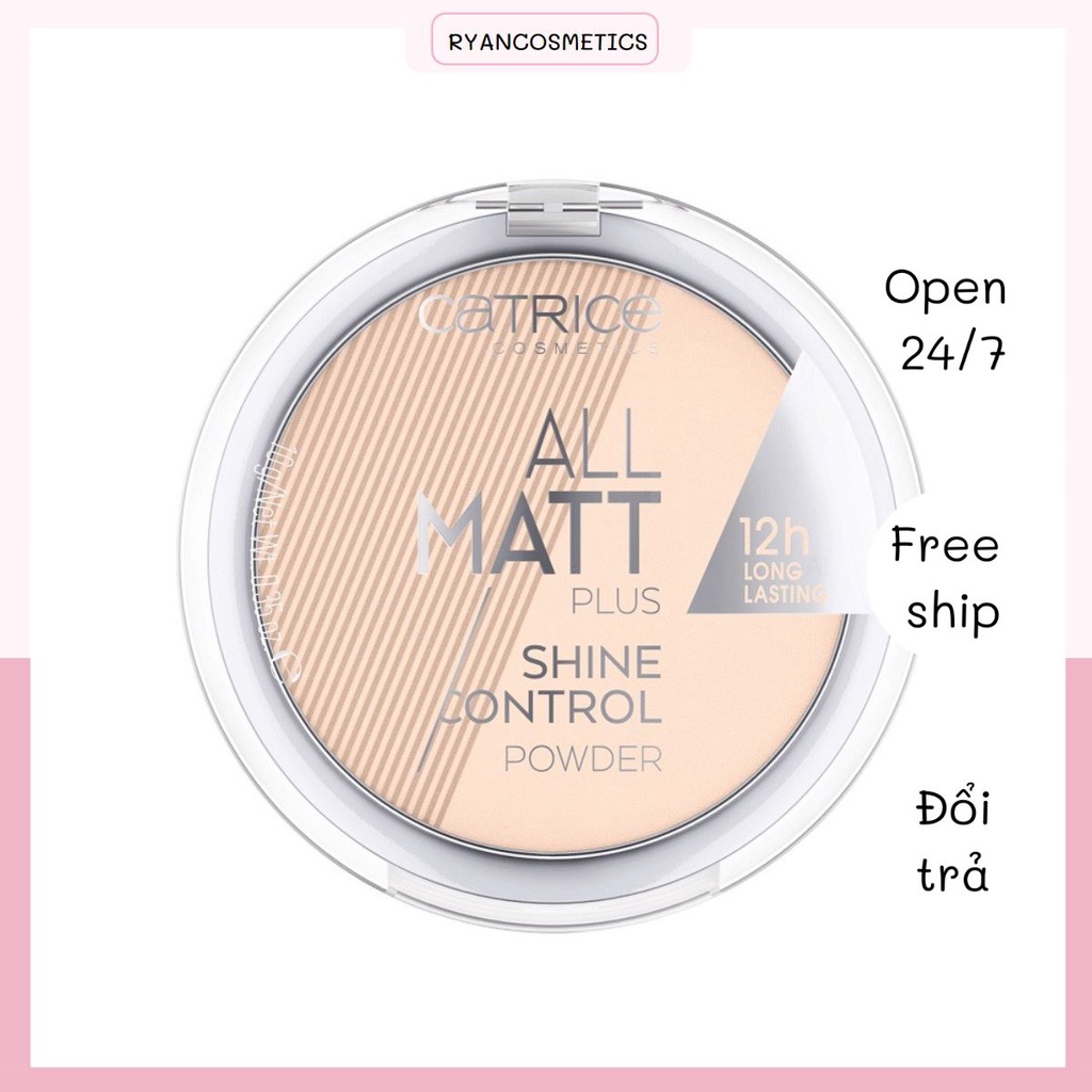 Phấn Phủ Kiềm Dầu Catrice All Matt Plus Shine Control Powder 10g