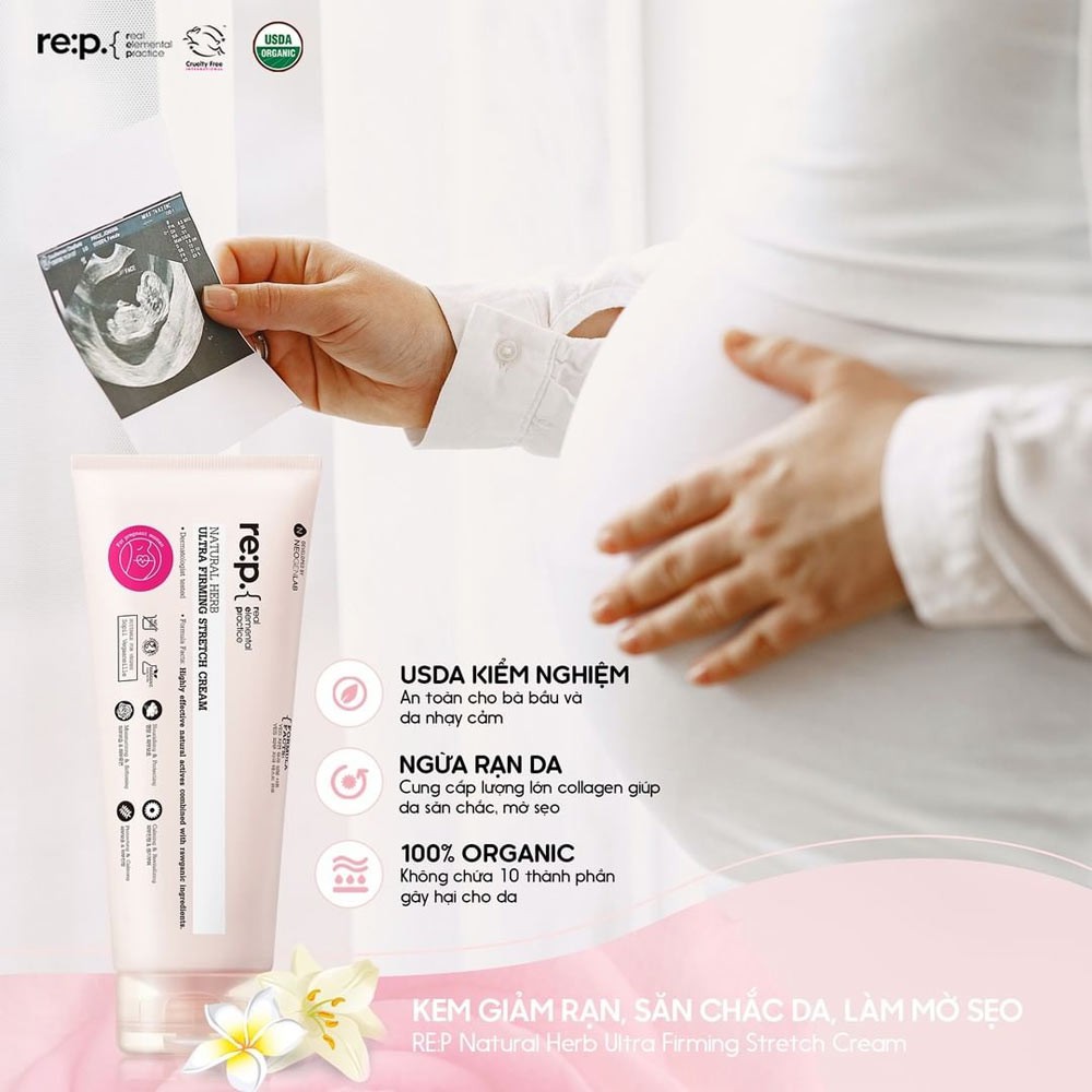Kem Giảm Rạn, Săn Chắc Da, Làm Mờ Sẹo RE:P Natural Herb Ultra Firming Stretch Cream 200ml | BigBuy360 - bigbuy360.vn