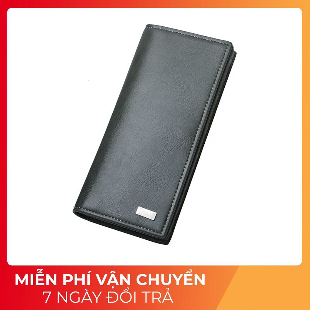 Ví nam cầm tay, ví dài nam clutch trơn chất da PU đẹp S1081