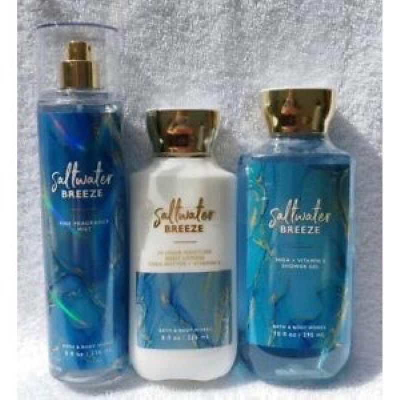 Xịt thơm Bath and Body work Salt Water Breeze có nhũ | BigBuy360 - bigbuy360.vn