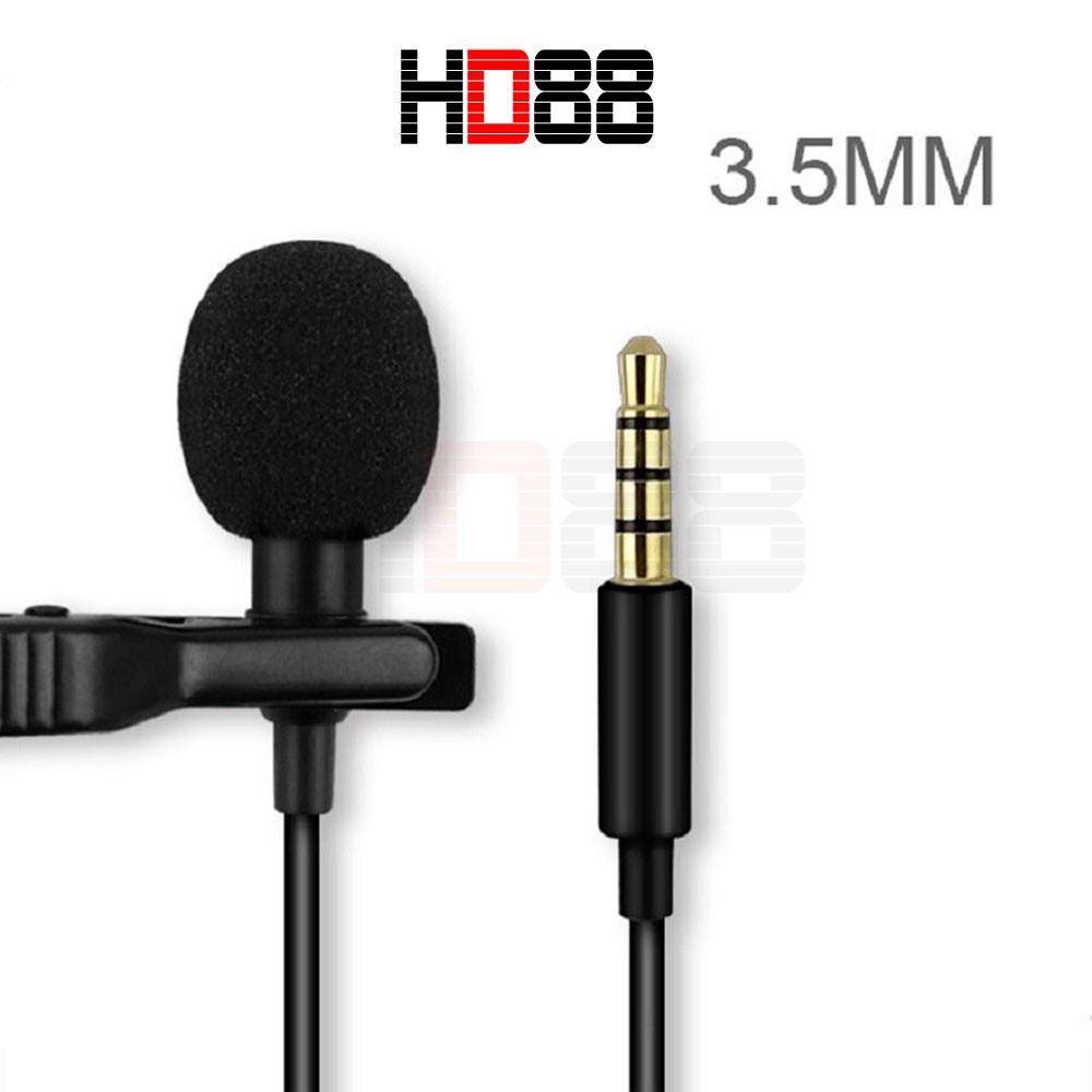 Micro ghi âm cho điện thoại di động Apple - TypeC - Android 3,5 MM - HD88