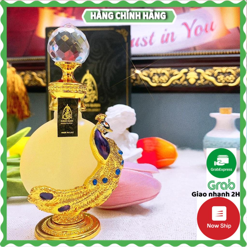 [HÀNG HOT] Nước Hoa Tinh Dầu Dubai thiết kế cao cấp Phượng hoàng gold 15mL