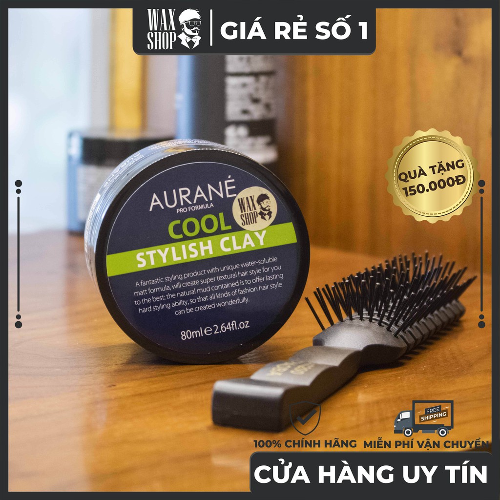 Sáp Vuốt Tóc Nam Aurane Cool Stylish Clay - Hàng Chính Hãng - Bảo Hành 180 Ngày - Kèm Quà Tặng - SD1 - DG - DG