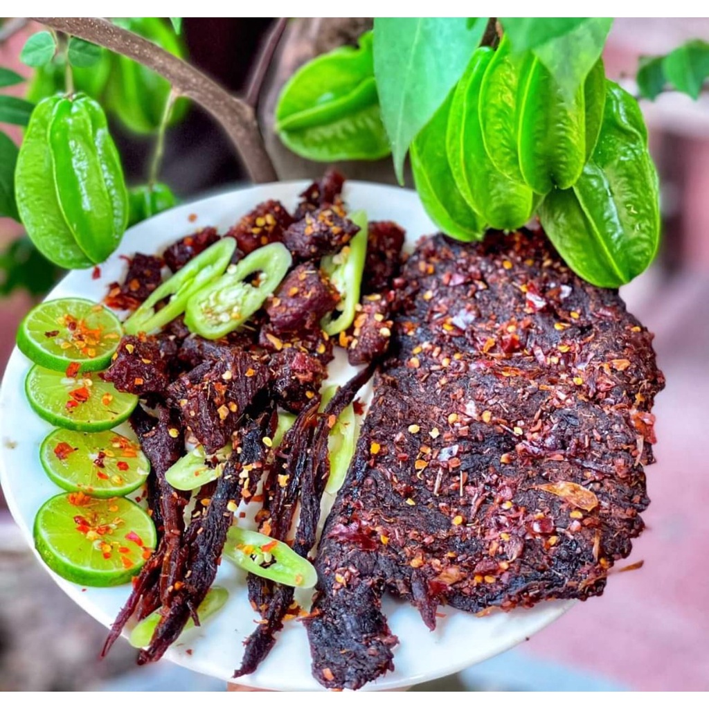 khô bò miếng hồng ngự 250gr loại ngon- ăn là mê