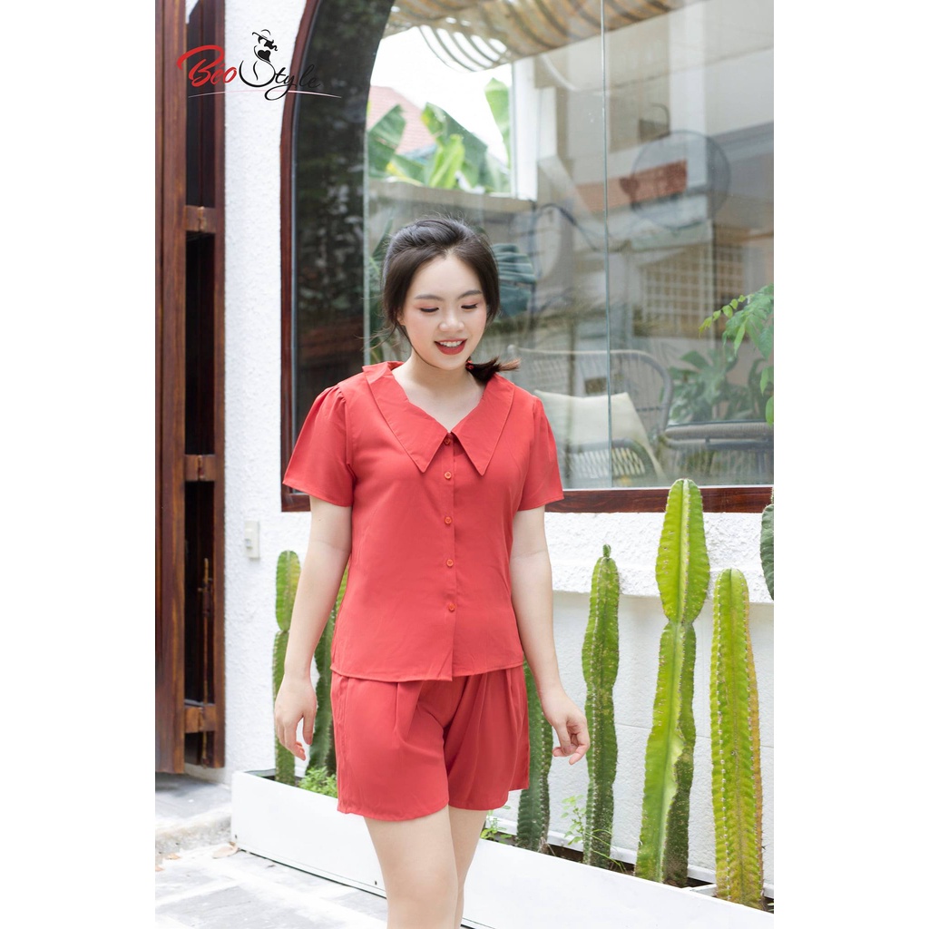 BIGSIZE nữ Set đũi SEBS002 beostyle cho người béo mập 55-100kg - Mặc ở nhà, đi ...