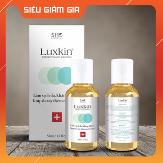 Nước Rửa Tay 💖 FREESHIP 💖 Gel Rửa Tay Khô PERFECT HAND WASHING LUXKIN 50ml Diệt Khuẩn Vượt Trội, Không Gây Khô Da