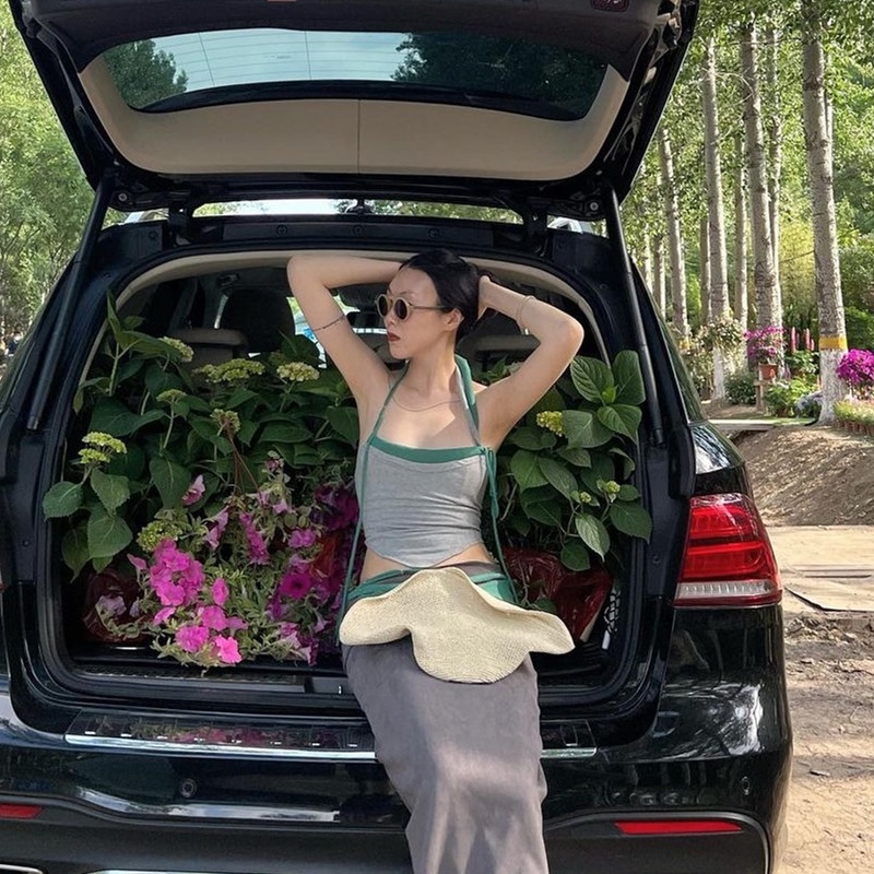 Áo Tank Top Hai Dây Màu Sắc Tùy Chỉnh Thời Trang Mùa Hè Xinh Xắn Cho Nữ