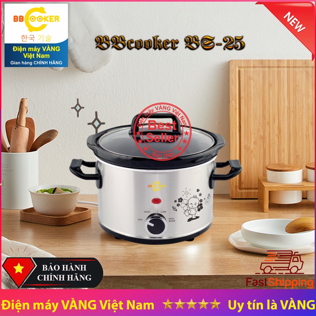 Nồi hầm chậm nấu cháo 2.5L