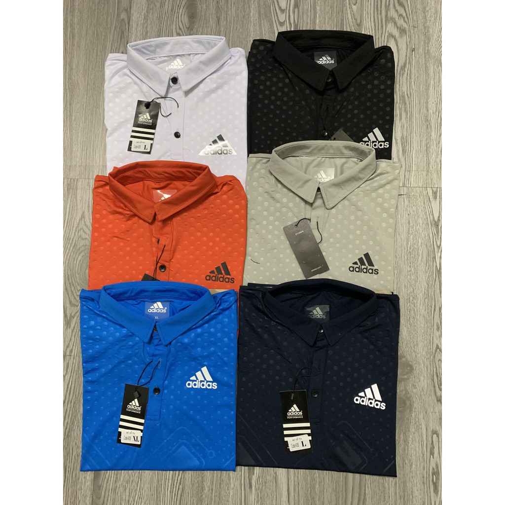 Áo phông nam, Áo thun nam cổ bẻ, ép vân chìm co giãn 4 chiều cao cấp ADI ( ảnh thật ) | BigBuy360 - bigbuy360.vn