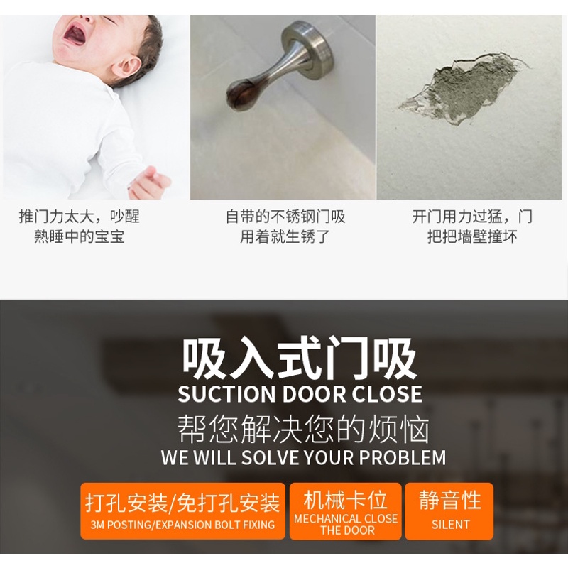 Miếng Chặn Cửa Chống Va Chạm Giảm Tiếng Ồn Đa Năng Tiện Dụng