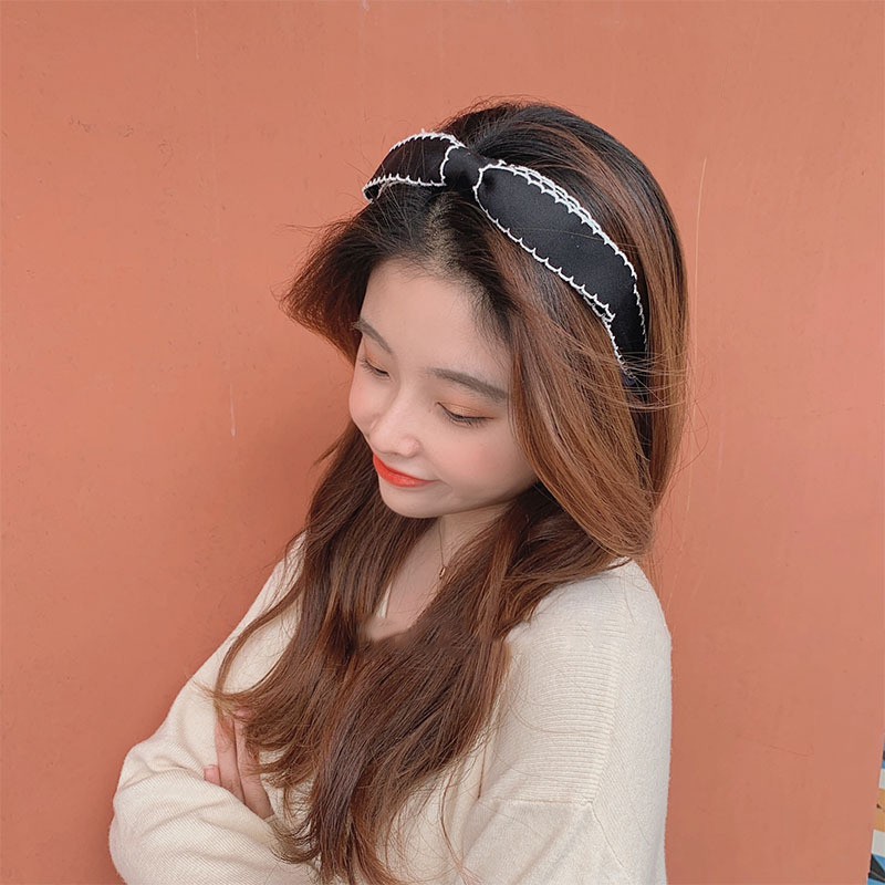 Haimeikang Cài tóc Haimeikang đính nơ thiết kế xinh xắn cho nữ