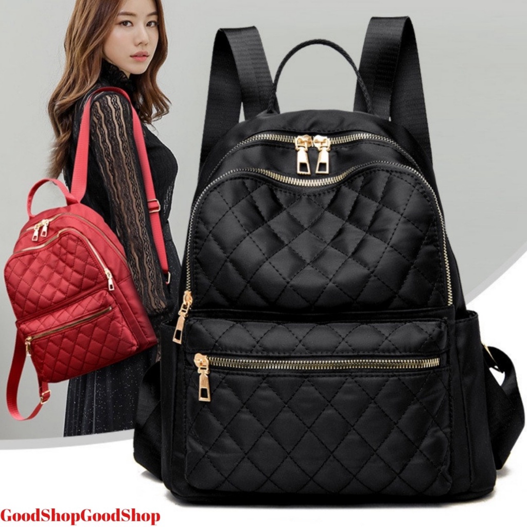 Balo nữ thời trang NEW-0020 phối caro cực đẹp chất liệu vải dù cao cấp chống thấm nước tốt kiểu dáng sành điệu bền đẹp