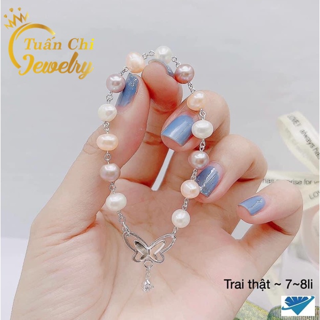 Lắc Tay Nữ Bạc Ta Kết Hợp Ngọc Sang Chảnh, Vòng Tay Bạc Nữ Mẫu Mới Nhất