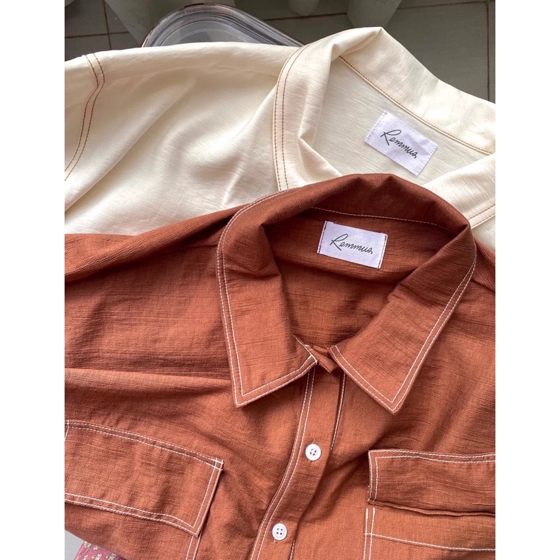 Yuma Short Shirt Dress - Sơ mi linen mùa hè - Remmus.vn