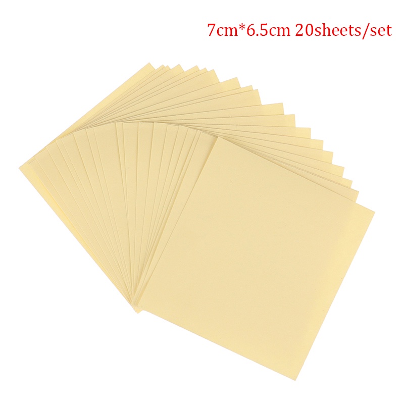 [Hàng mới về] Set 20 miếng dán vùng da dưới cánh tay trong suốt chống mồ hôi dùng một lần tiện dụng