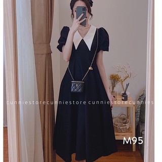 Đầm cổ sơ mi Bigsize 55-90kg đi chơi đi tiệc đều được