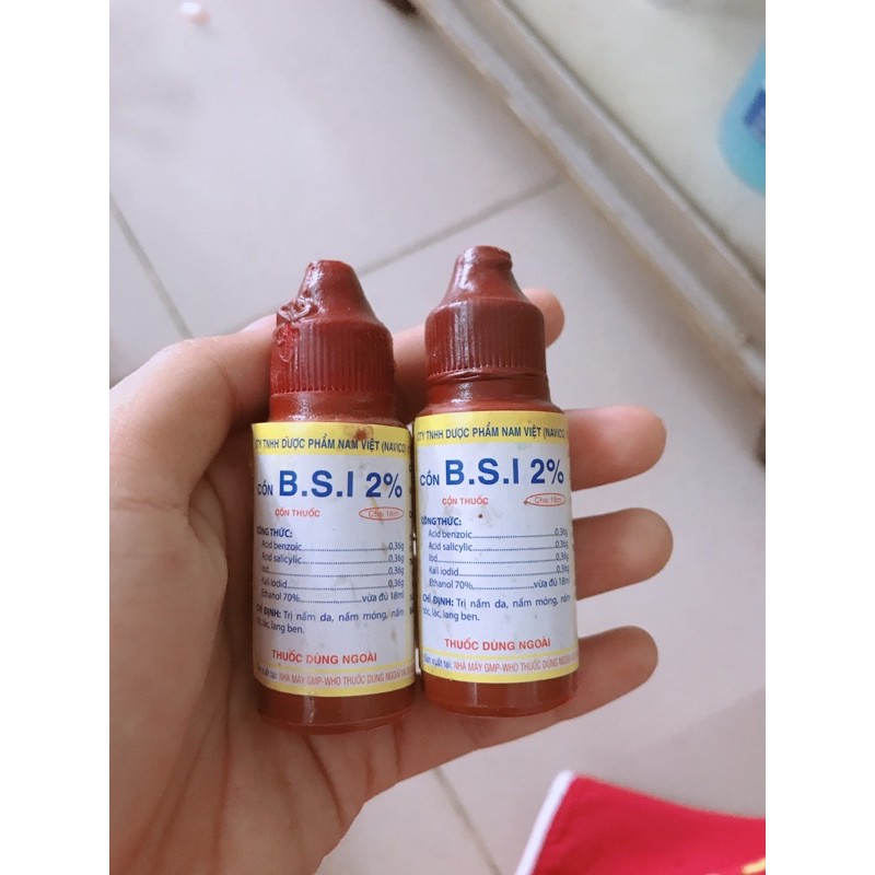 Cồn nấm lang bên BSI