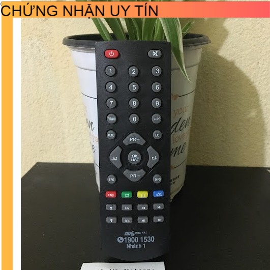 Điều khiển đầu VTC 19001530 nhánh 1,remote đầu VTC 19001530