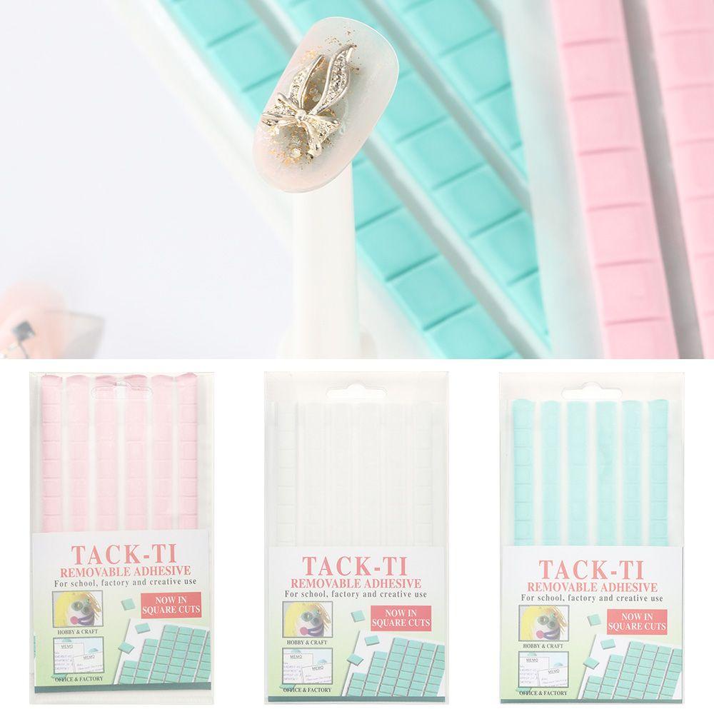 JUNE Keo Dán Móng Tay Đất Sét Bằng Nhựa Có Thể Tái Sử Dụng