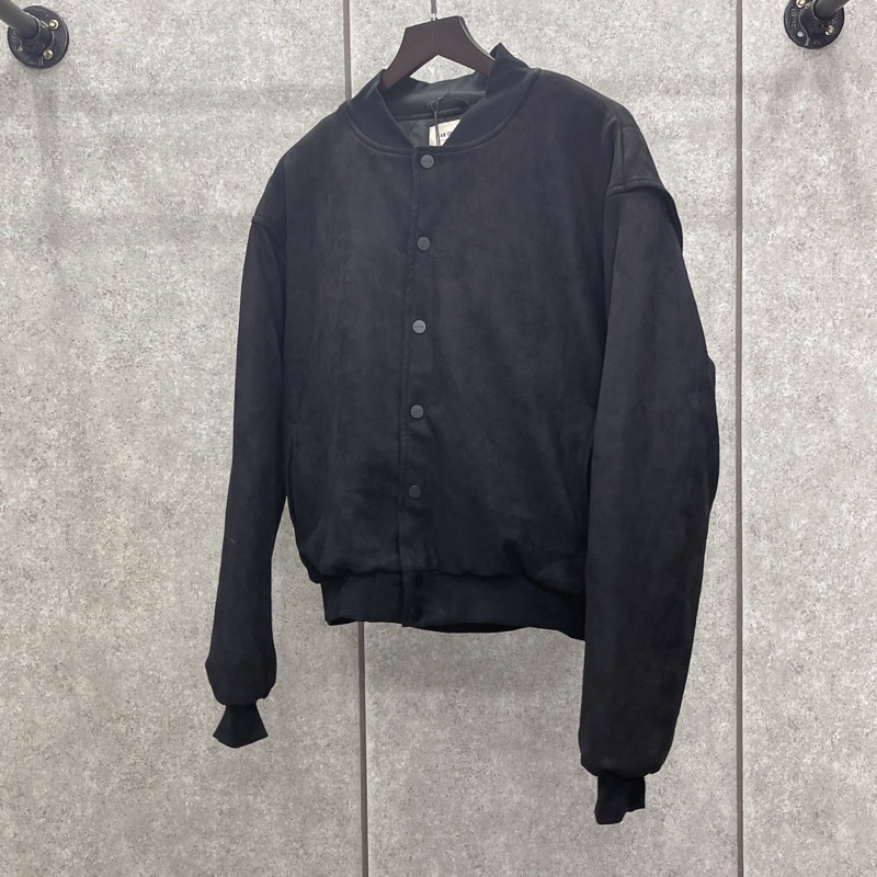 ⚡️ - Áo bomber FEAR OF GOD Sixth Collection Varsity Jacket Black, áo khoác bomber FOG 6th