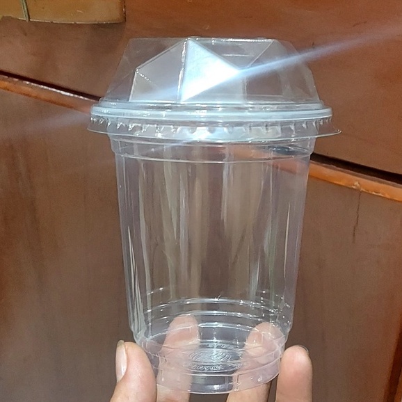 50 Ly nhựa Pet nhựa PP trơn trong suốt dung tích 360ml, 500m, 700ml loại tốt chịu nhiệt - Bếp xanh thiên bình