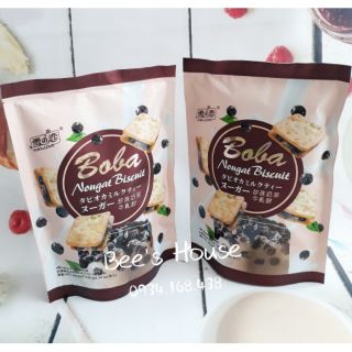 Bánh nougat trà sữa trân châu Yuki&Love Đài Loan