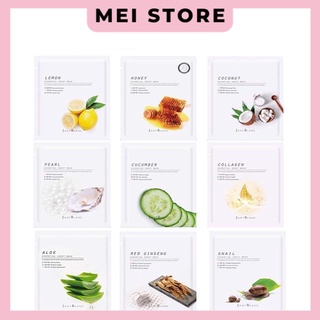 Mặt Nạ Hoa Quả Jant Blanc Collagen Essential Sheet Mask Hàn Quốc
