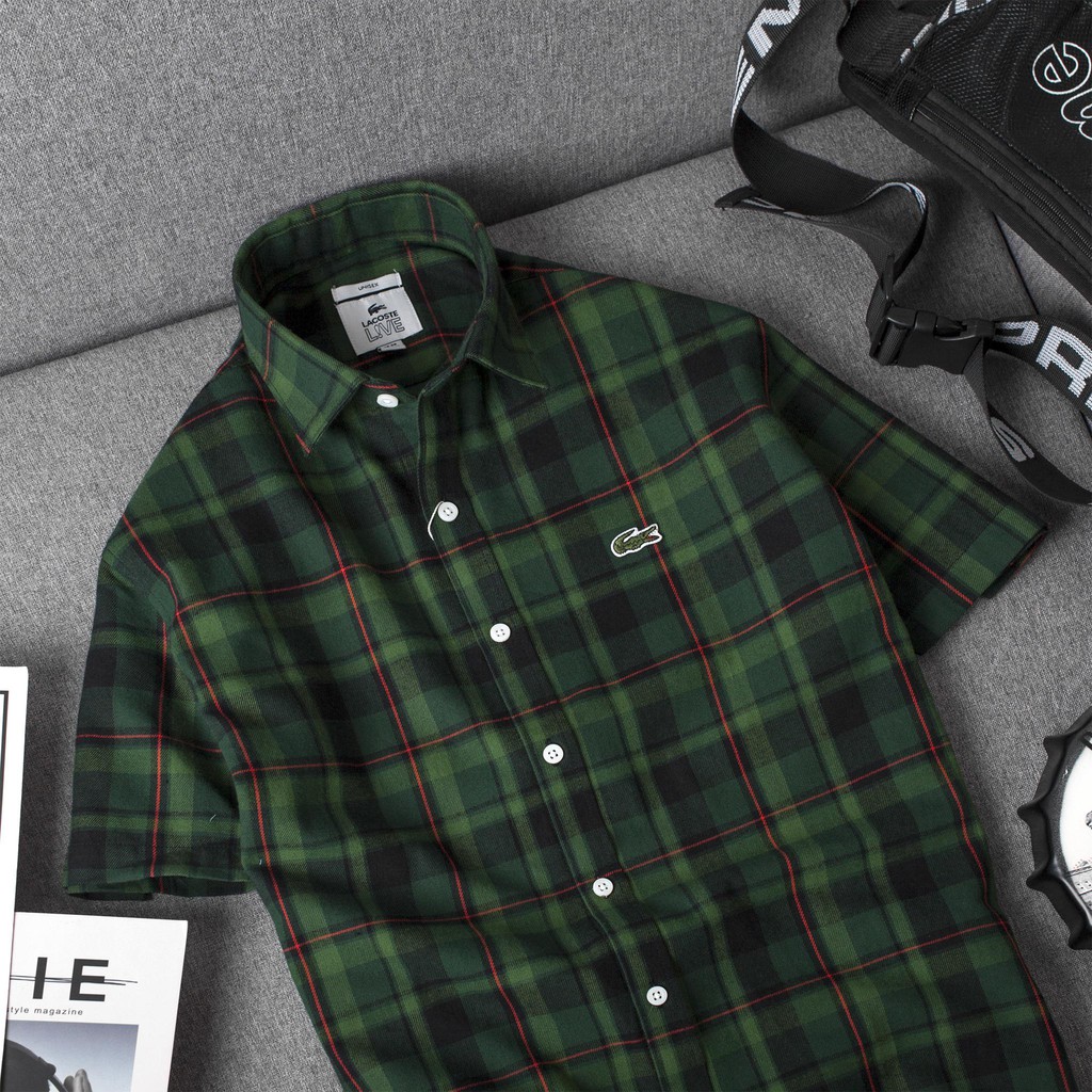 SMLC8 - Sơmi nam tay ngắn caro đây là bộ sưu tập áo sơmi caro đẹp nhất từ trước đến nay trên shopee với dáng slimfit ! | BigBuy360 - bigbuy360.vn